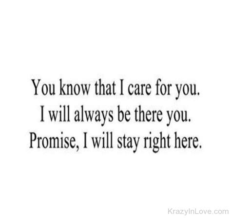 You Know That I Care For You