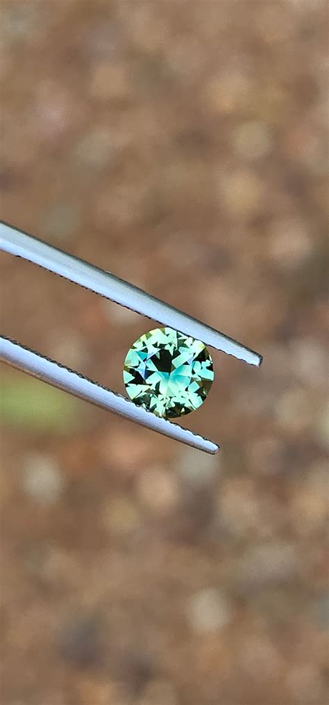 1.23ct Light Green Parti Sapphire