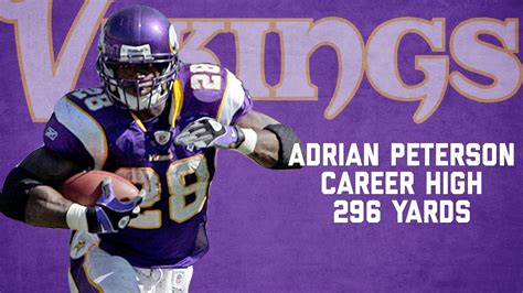 Adrian Peterson Every Rush from Career-High, 296-Yard Game | Chargers ...