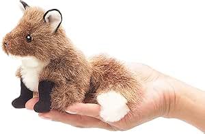 amazoncom folkmanis mini fox finger puppet toys games