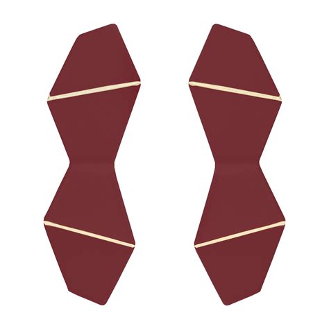 earrings double folded lisa kroeber jewellery art