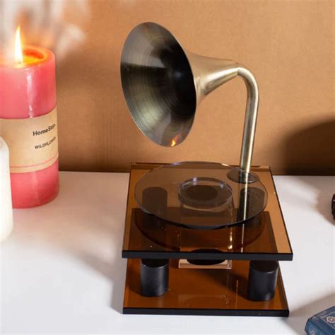 vintage crystal gramophone