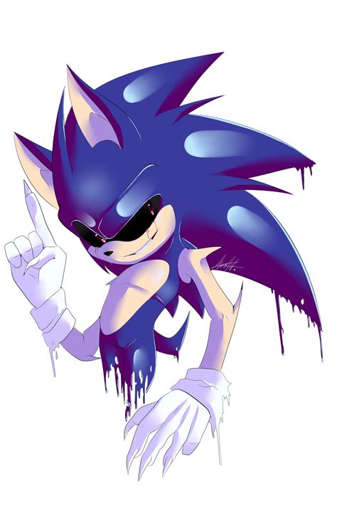 RE:draw Sonic.EXE by FlamieDeWynter on DeviantArt