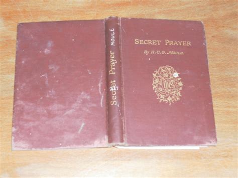 Secret Prayer by Moule, H.C.G: Good Decorative Gilt Cloth (1890