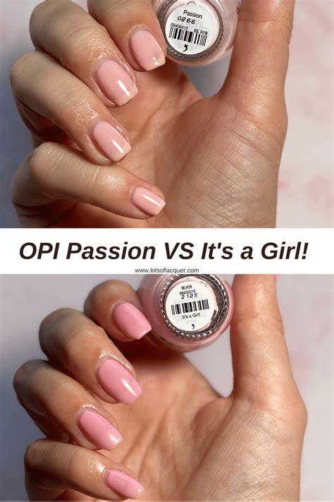 OPI Passion Swatches + Comparisons — Lots of Lacquer