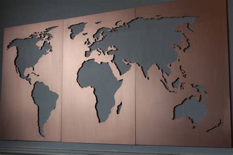 30+ Vintage World Map Wall Art – HomeDecorish