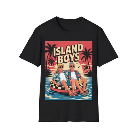 Trump Epstein Island Boys Shirt - Epstein Files MAGA Tee - AshBubble