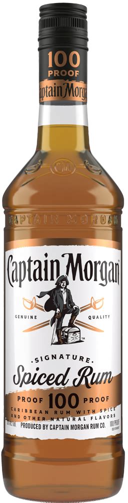 captain morgan  proof spiced rum captain morgan