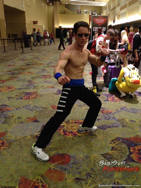 johnny cage cosplay phoenix comicon 2015 | BabySoftMurderHands.com
