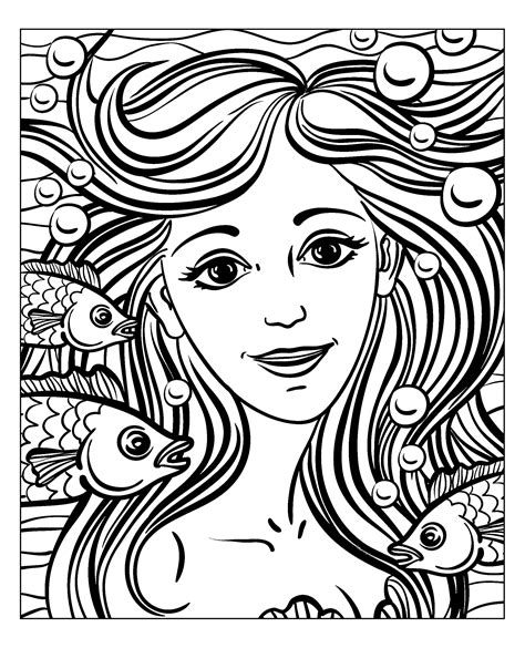 Sexy Mermaid Coloring Pages at sascontinentblog Blog