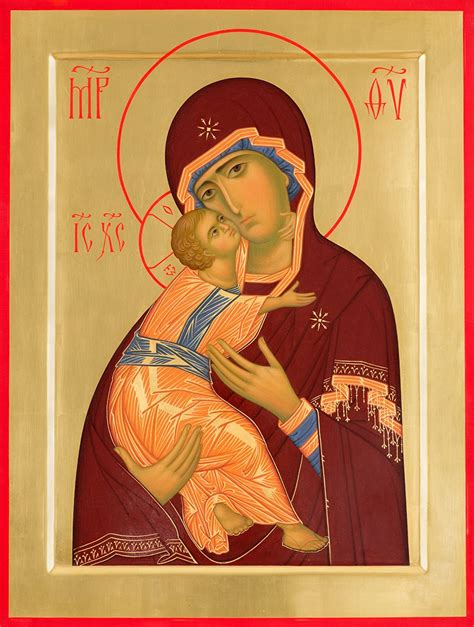 Богоматерь Владимирская / Mother of God Vladimirskaya | Orthodox ...
