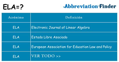 O Que Significa Ela - ¿Qué significa ELA?