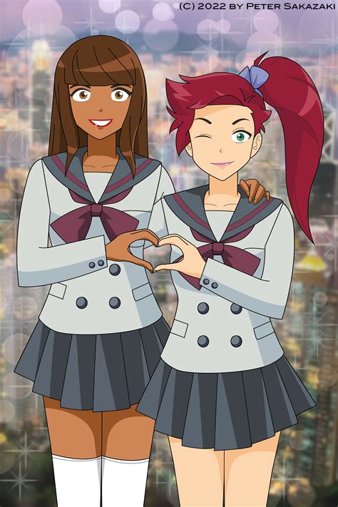 Trade Art: Talia and Auriana by Peter-Sakazaki on DeviantArt