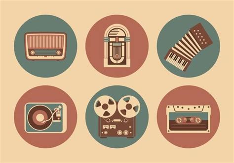 Retro Objects Vector Art, Icons, and Graphics for Free Download