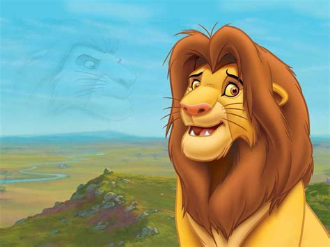 cartoon characters  animated movies simba