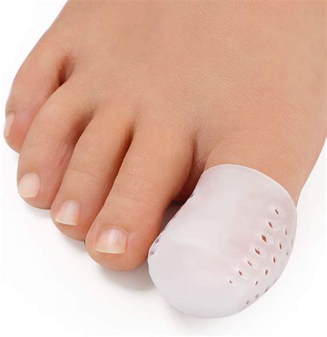 Big Toe Protector, 10PCS Breathable Gel Toe Cap Silicone Toe Cover