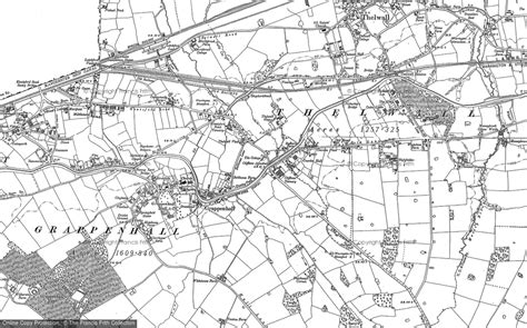 Historic Ordnance Survey Map of Grappenhall, 1905 - 1908