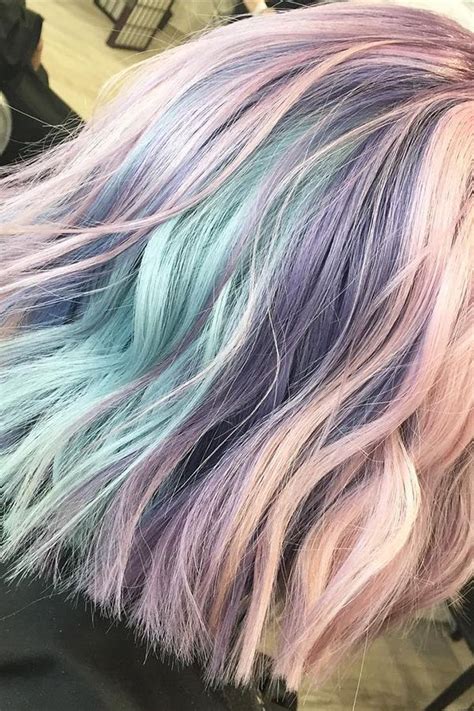 colorful unicorn hair     feel magical