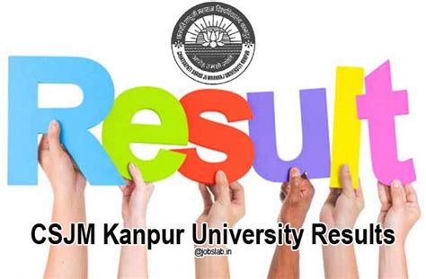 CSJM Kanpur University Results 2017 Available for Regular/Private Exams