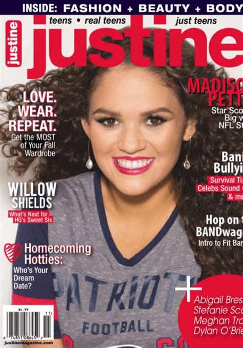 Madison Pettis – Justine Magazine October November 2015 Cover