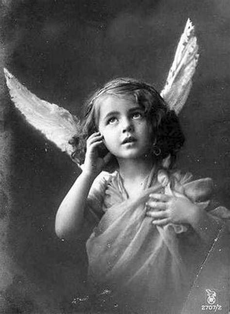Vintage Picture of Girl with Angel Wings | Angel pictures, Angel art, Angel