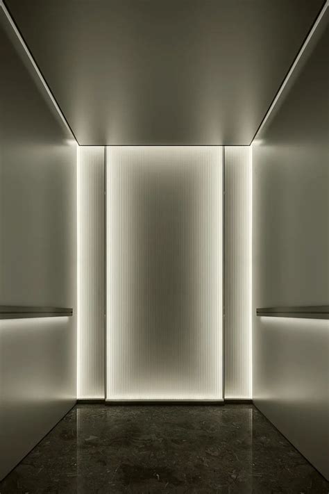elevator interior elevator design light architecture