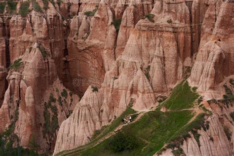 red ravine  romania landscape stock image image  green alpine