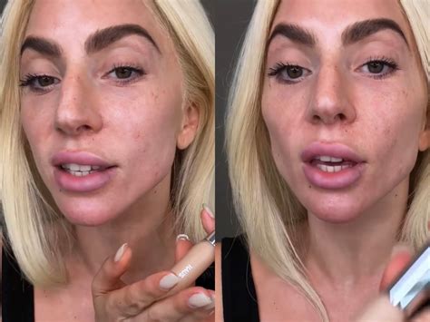 Lady Gaga Without Makeup Before And After