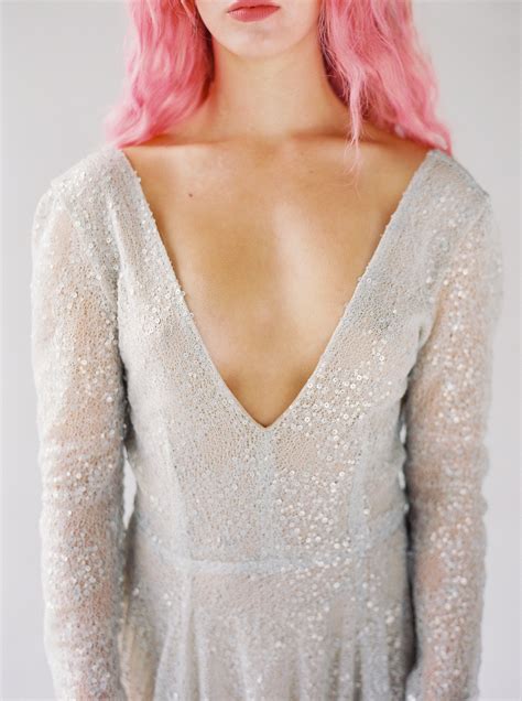 Stargrove Wedding Dress Silver Metallic Wedding Gown - Etsy