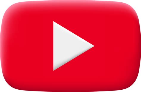 youtube logo  red colors  png