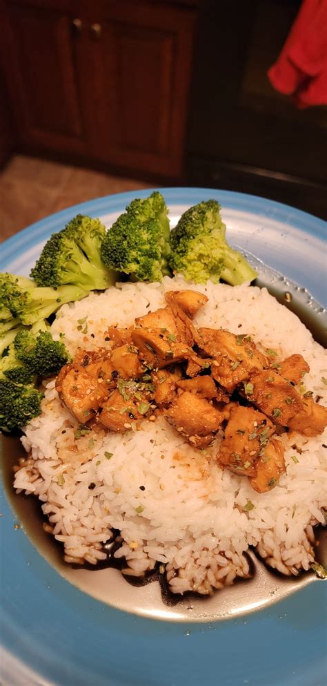 [Homemade]Orange chicken over rice : r/food
