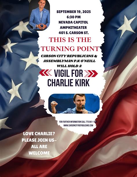Carson City NV - Prayer Vigil for Charlie Kirk - Carson Now