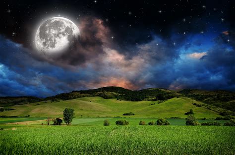 scenery night digital art wallpapers wallpaper cave