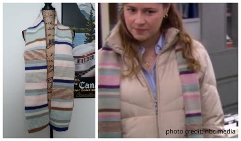 Pam Beesly Replica Scarf The Office | Clothes, Fashion, Striped scarves