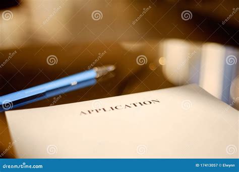 application paper stock image image  record form