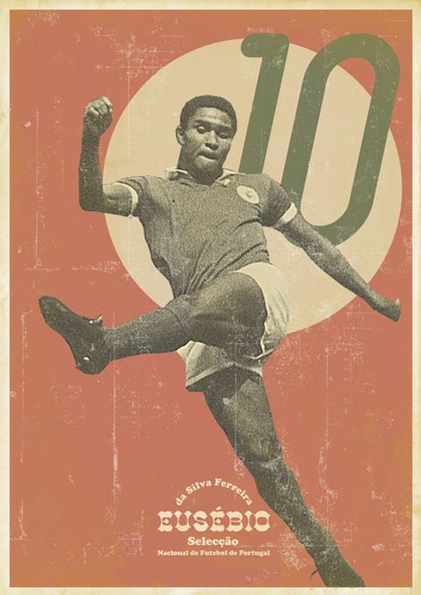 Modern Vintage: Soccer Posters | Football poster, Soccer poster, Eusebio