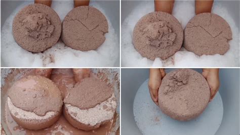 uff extra dusty brown grainy texture cake crumble dry  bubble