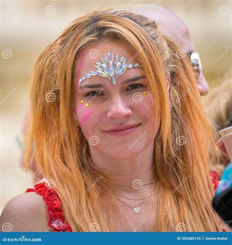 Woman at the Vienna Pride on Wiener Ringstrasse Editorial Image - Image