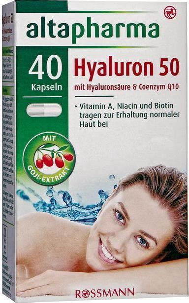 Отзыв на Altapharma Гиалурон 50 с Гиалуроновая кислота & Coenzym ...