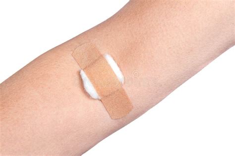 Bandage on wound stock image. Image of patient, bandage - 21575793