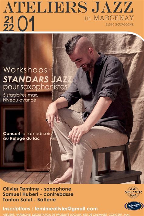 Workshop Standards Jazz pour saxophonistes | oliviertemime