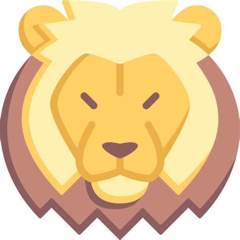 lion special flat icon