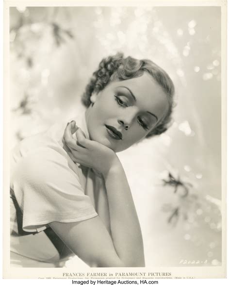 Frances Farmer (Paramount, 1935). Portrait Still (8" X 10").. | Lot