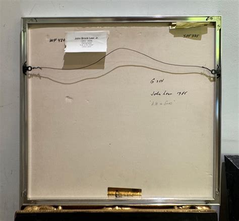 John Lear - John Lear Male Nude American Modernist Watercolor Landscape