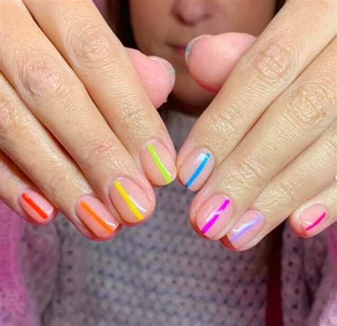 41+ Rainbow Nails Design & Ideas (From Summer to Pastel and Ombre) To Try Right Now - The Mood Guide