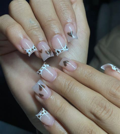 Brown Cow Print Nails: 30 Wild Manicure Ideas to Try - Nail Designs Daily