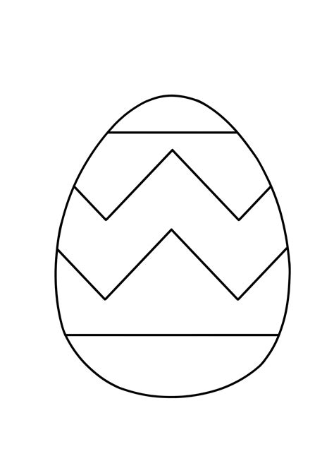 free easter egg printable coloring pages 1