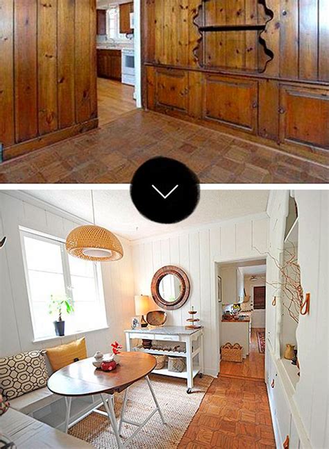 Painted Wood Paneling Before After Paneling Makeover Home Painting | Hot Sex Picture