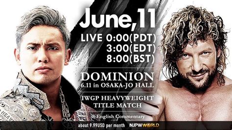 10 Reasons to watch Kenny Omega Vs Kazuchika Okada 2 at NJPW Dominion