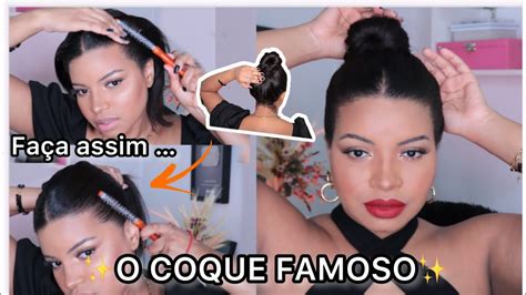 Cabelo Coque Como Fazer - COQUE CABELO CURTO - COMO FAZER COQUE FAMOSO DIVIDO NO MEIO que USO🔥 ...